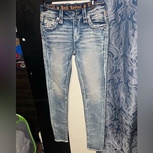 Rock Revival Jeans Women's Size 26 Rosewood M5212 Mid Rise Skinny NWOT